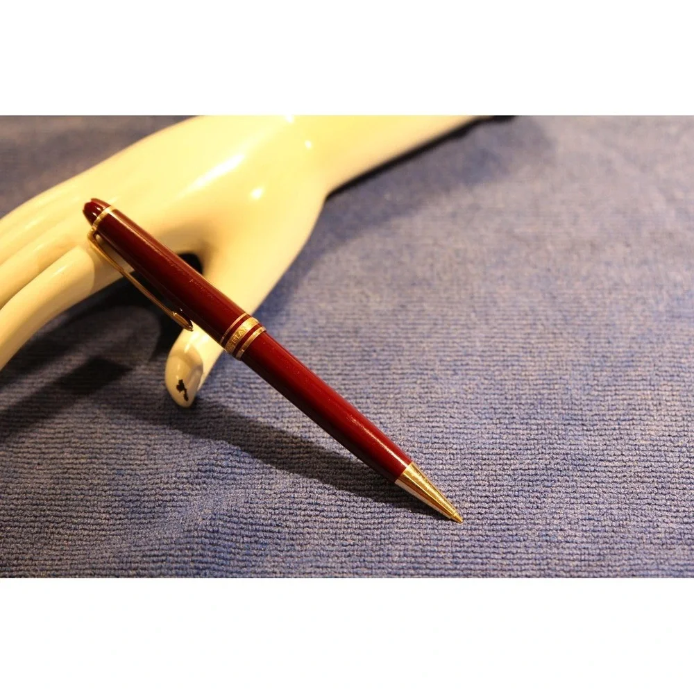 VTG Montblanc Meisterstuck Burgundy Set of 3 Fountain Pen-Ballpoint pen-Pencil